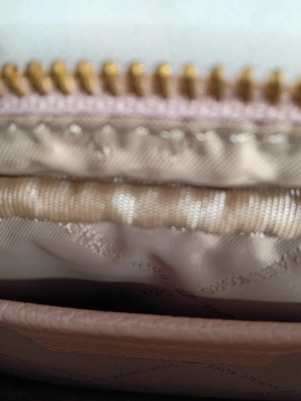Michael Kors Blush Pink Leather Crossbody with Gold Hardware